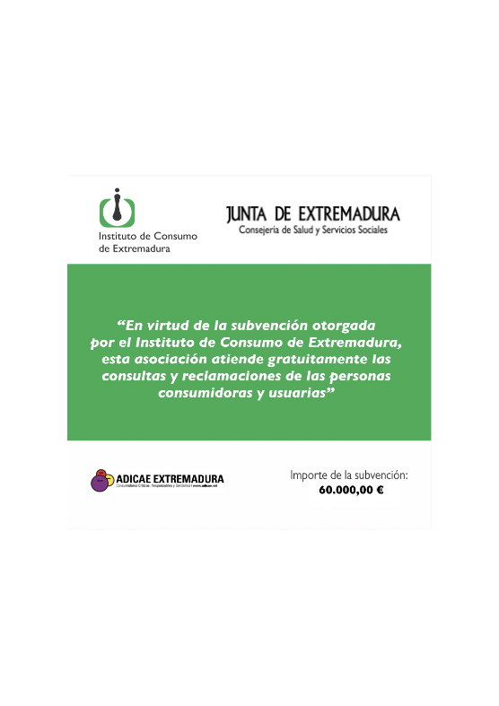 subvencion junta extremadura